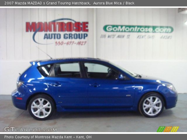 2007 Mazda MAZDA3 s Grand Touring Hatchback in Aurora Blue Mica