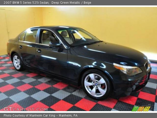 2007 BMW 5 Series 525i Sedan in Deep Green Metallic