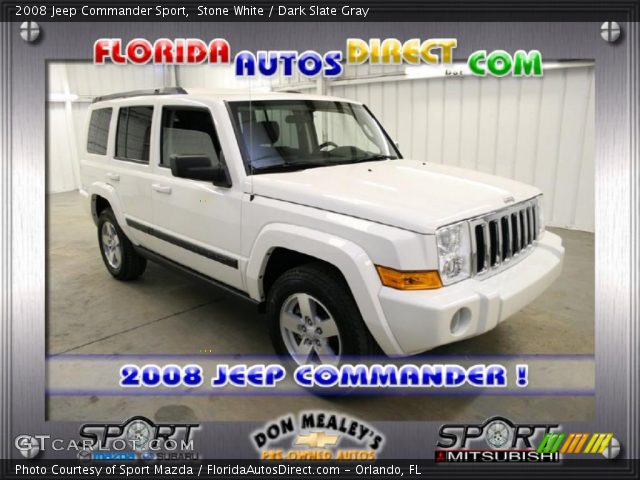 2008 Jeep Commander Sport in Stone White