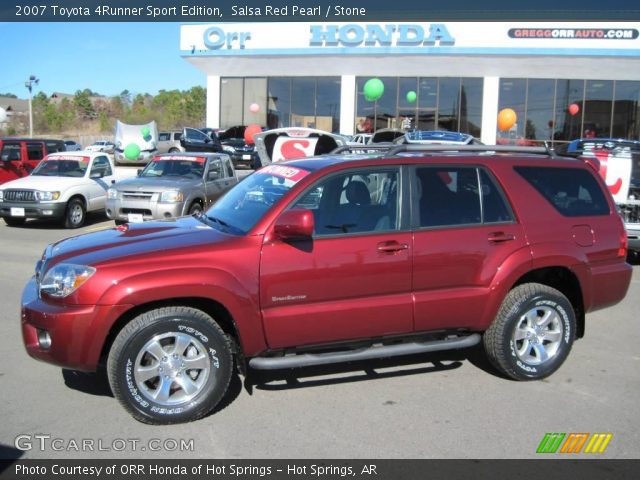 2007 Toyota 4Runner Sport Edition in Salsa Red Pearl