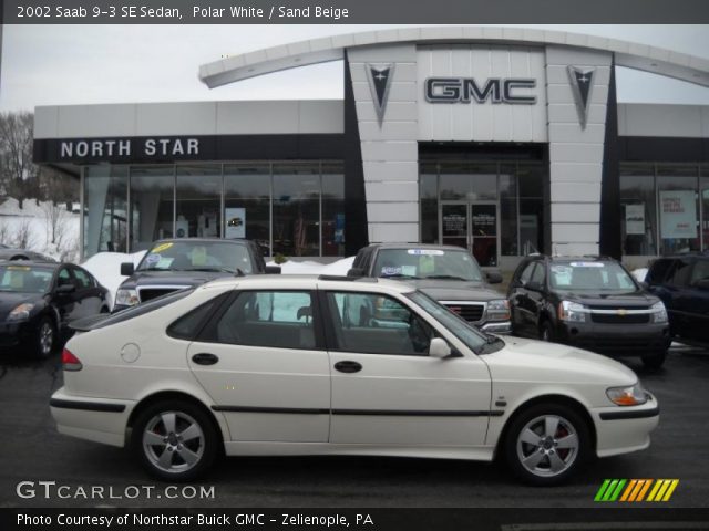 2002 Saab 9-3 SE Sedan in Polar White