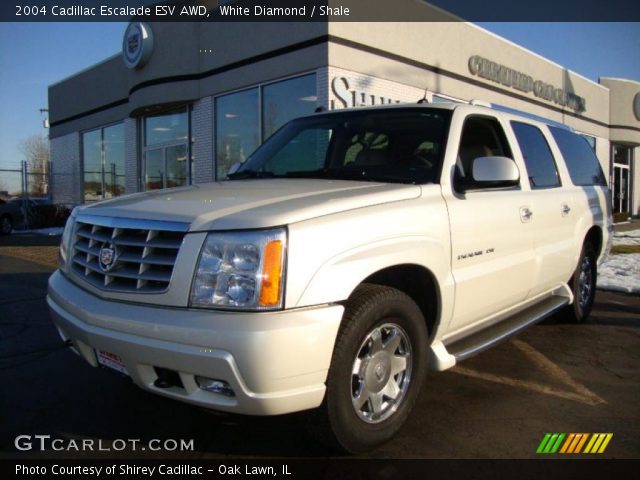 2004 Cadillac Escalade ESV AWD in White Diamond