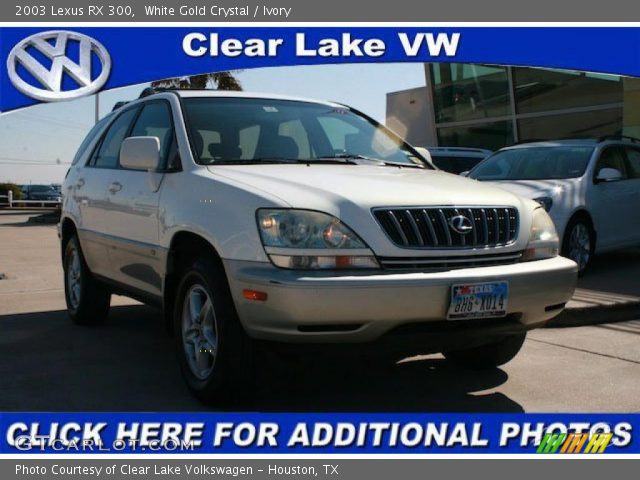 2003 Lexus RX 300 in White Gold Crystal