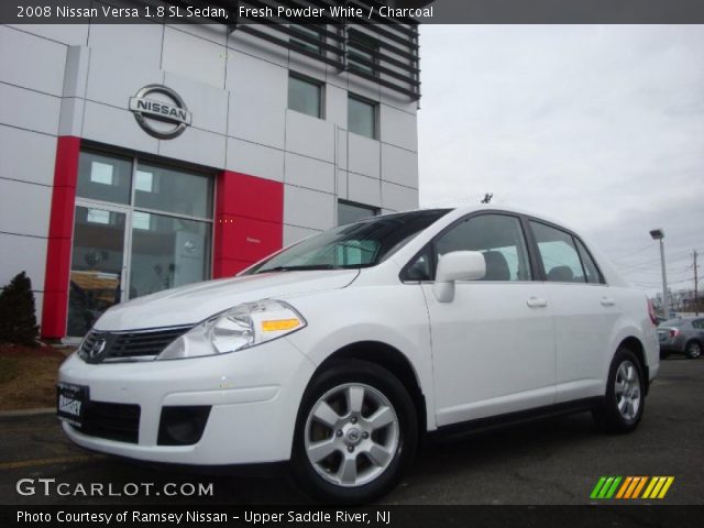 2008 Nissan Versa 1.8 SL Sedan in Fresh Powder White