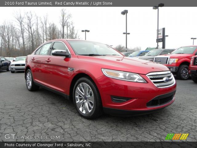 2010 Ford Taurus Limited in Red Candy Metallic