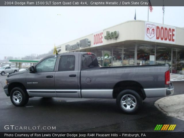 2004 Dodge Ram 1500 SLT Sport Quad Cab 4x4 in Graphite Metallic