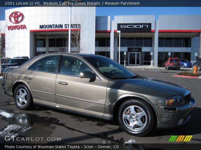 2001 Lincoln LS V6 in Medium Cypress Green Metallic