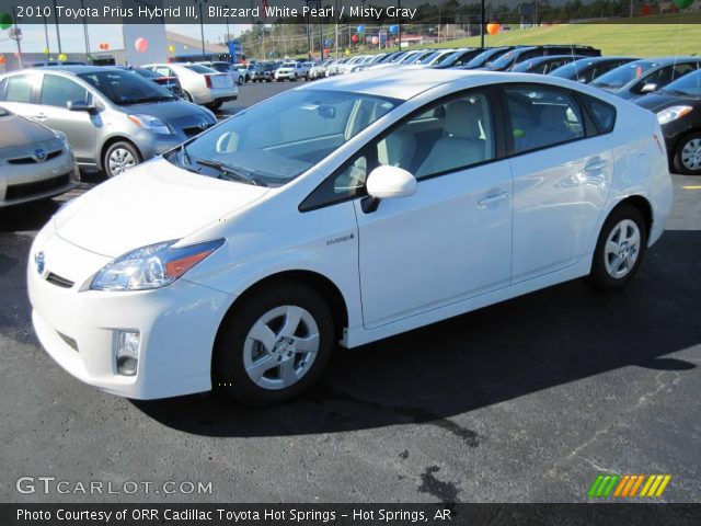 2010 Toyota Prius Hybrid III in Blizzard White Pearl