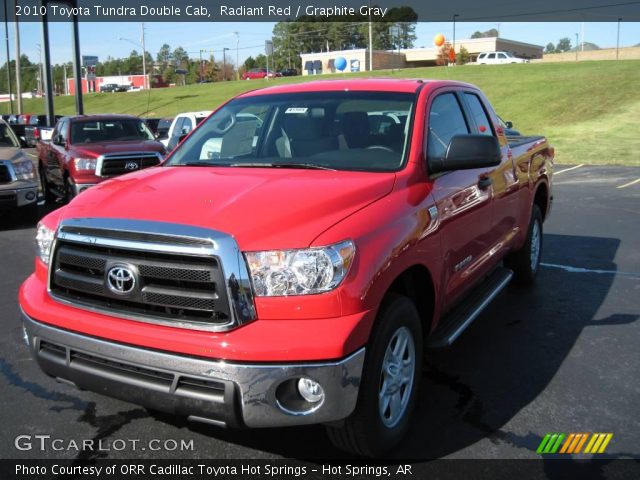 2010 Toyota Tundra Double Cab in Radiant Red