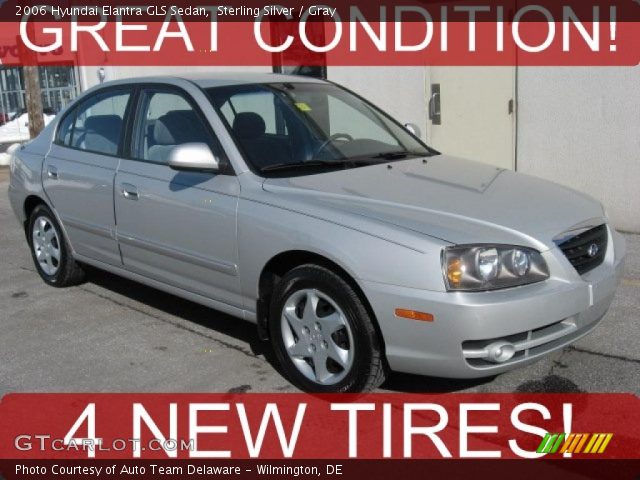 2006 Hyundai Elantra GLS Sedan in Sterling Silver