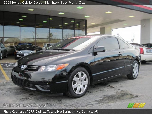 2008 Honda Civic LX Coupe in Nighthawk Black Pearl