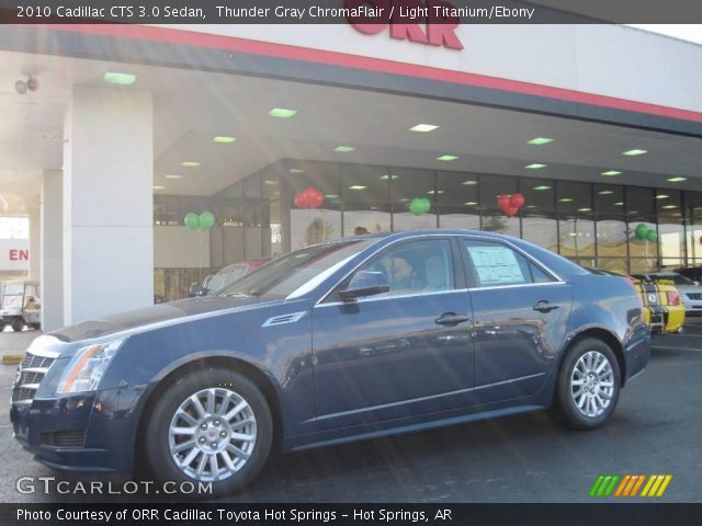 2010 Cadillac CTS 3.0 Sedan in Thunder Gray ChromaFlair