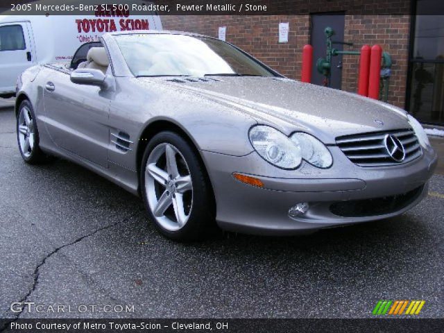 2005 Mercedes-Benz SL 500 Roadster in Pewter Metallic
