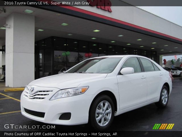 2010 Toyota Camry LE V6 in Super White