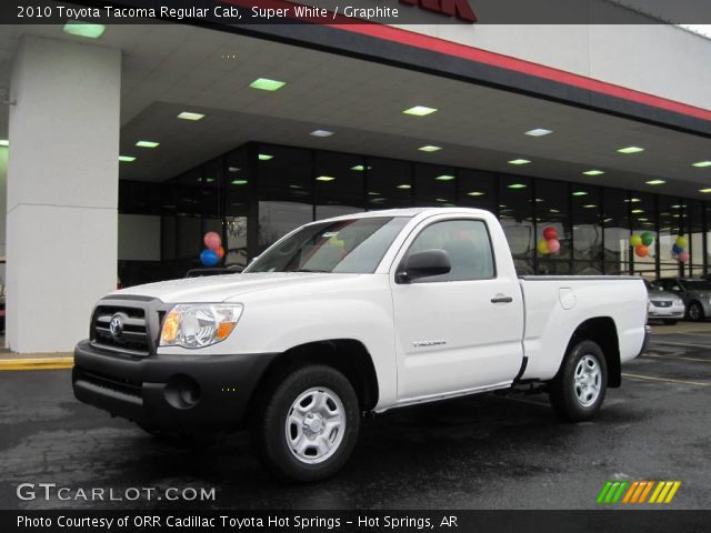 2010 Toyota Tacoma Regular Cab in Super White