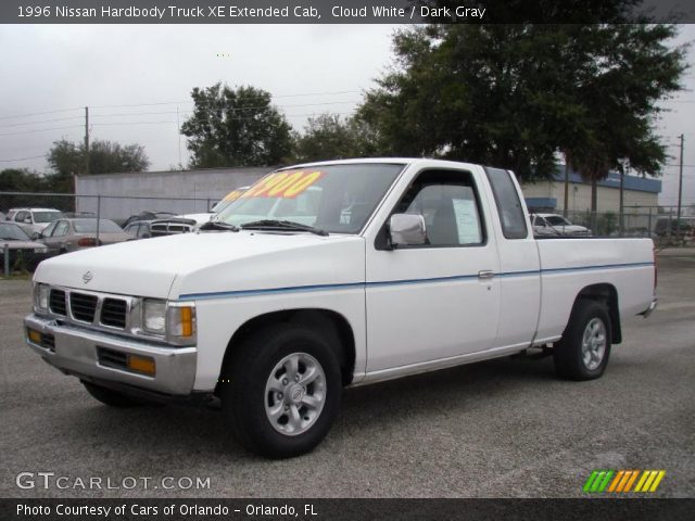 1996 Nissan Hardbody Truck XE Extended Cab in Cloud White