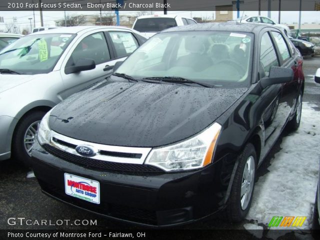 2010 Ford Focus S Sedan in Ebony Black
