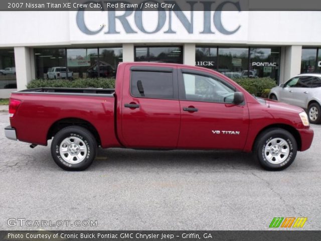 2007 Nissan Titan XE Crew Cab in Red Brawn