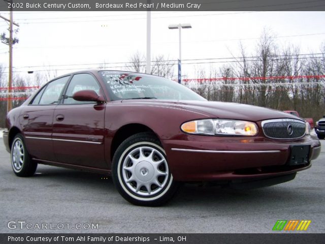 2002 Buick Century Custom in Bordeaux Red Pearl