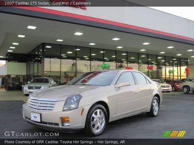 2007 Cadillac CTS Sedan in Gold Mist