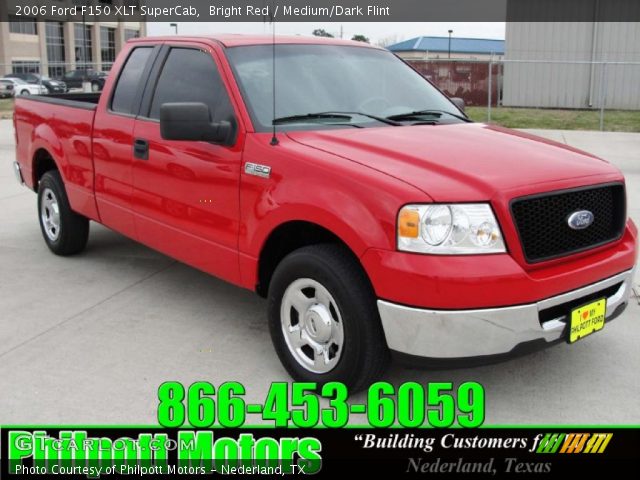 2006 Ford F150 XLT SuperCab in Bright Red