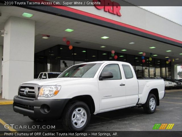 2010 Toyota Tacoma Access Cab in Super White
