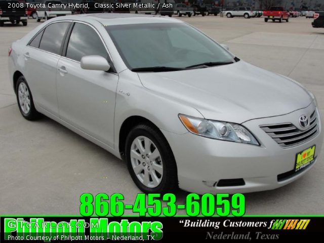 2008 Toyota Camry Hybrid in Classic Silver Metallic