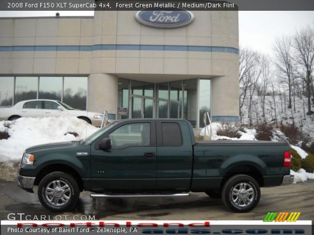 2008 Ford F150 XLT SuperCab 4x4 in Forest Green Metallic