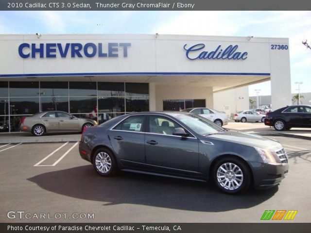 2010 Cadillac CTS 3.0 Sedan in Thunder Gray ChromaFlair