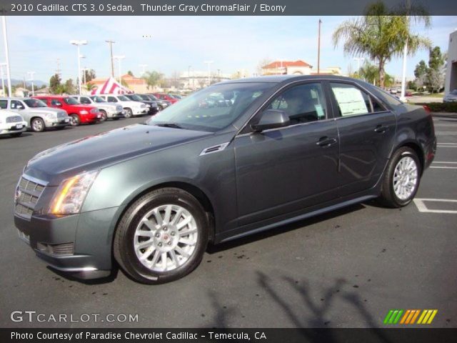 2010 Cadillac CTS 3.0 Sedan in Thunder Gray ChromaFlair