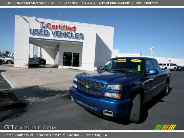 2003 Chevrolet Silverado 1500 SS Extended Cab AWD in Arrival Blue Metallic