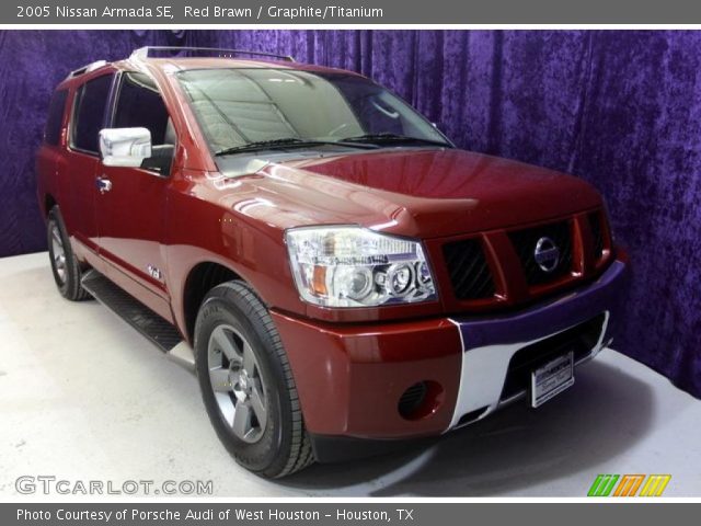 2005 Nissan Armada SE in Red Brawn