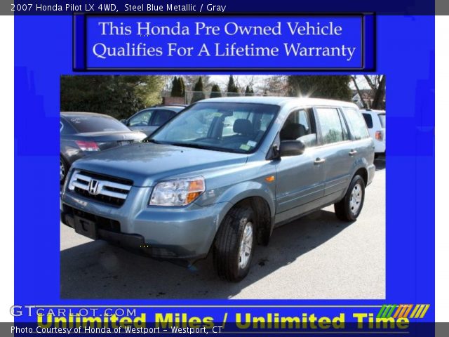 2007 Honda Pilot LX 4WD in Steel Blue Metallic