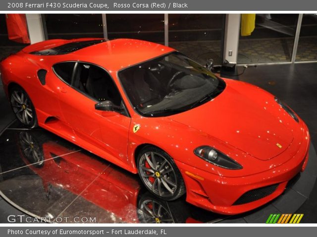 2008 Ferrari F430 Scuderia Coupe in Rosso Corsa (Red)