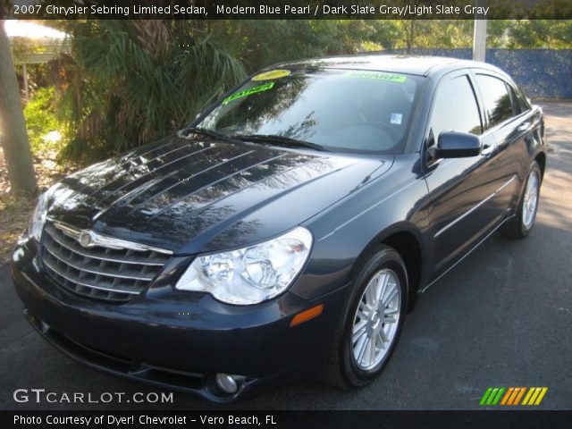 2007 Chrysler Sebring Limited Sedan in Modern Blue Pearl