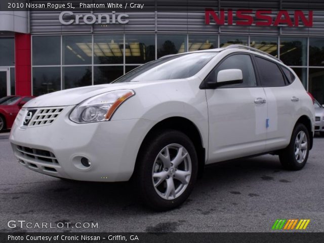 2010 Nissan Rogue SL in Phantom White