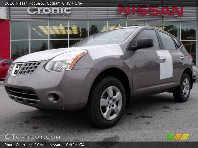 2010 Nissan Rogue S in Gotham Gray