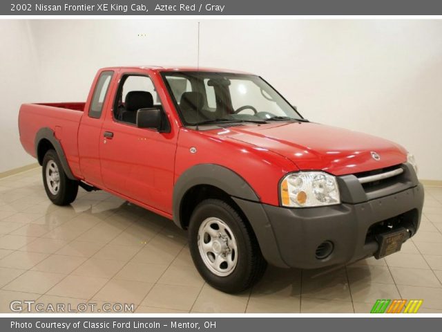 2002 Nissan Frontier XE King Cab in Aztec Red