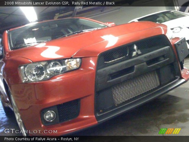 2008 Mitsubishi Lancer Evolution GSR in Rally Red Metallic