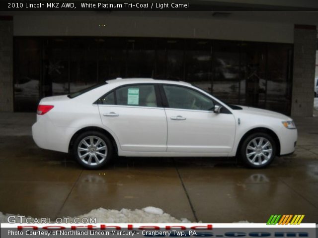 2010 Lincoln MKZ AWD in White Platinum Tri-Coat