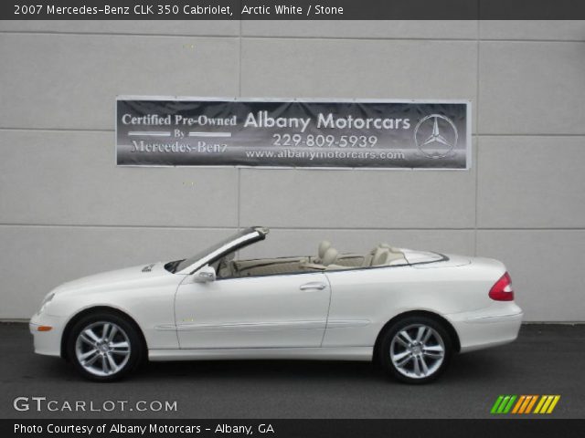 2007 Mercedes-Benz CLK 350 Cabriolet in Arctic White