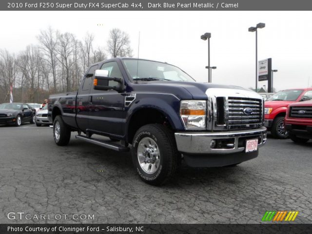 2010 Ford F250 Super Duty FX4 SuperCab 4x4 in Dark Blue Pearl Metallic