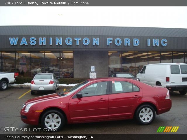 2007 Ford Fusion S in Redfire Metallic