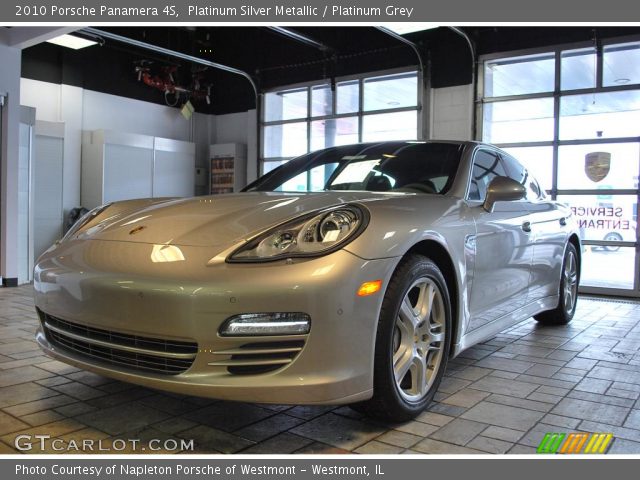 2010 Porsche Panamera 4S in Platinum Silver Metallic