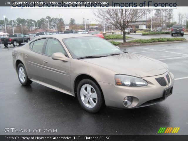 2006 Pontiac Grand Prix Sedan in Bronzestone Metallic