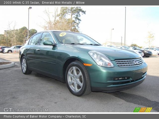 2003 Infiniti G 35 Sedan in Emerald Mist Metallic