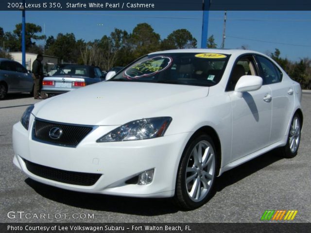 2007 Lexus IS 350 in Starfire White Pearl