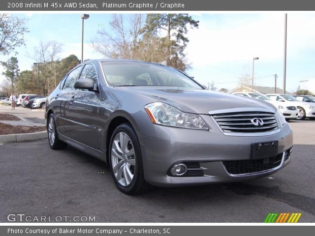 2008 Infiniti M 45x AWD Sedan in Platinum Graphite