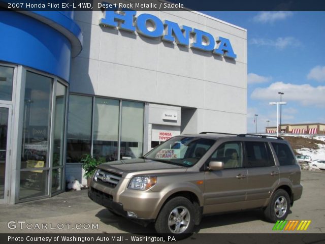 2007 Honda Pilot EX-L 4WD in Desert Rock Metallic