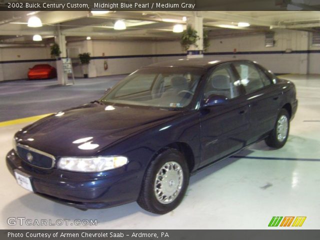 2002 Buick Century Custom in Midnight Blue Pearl